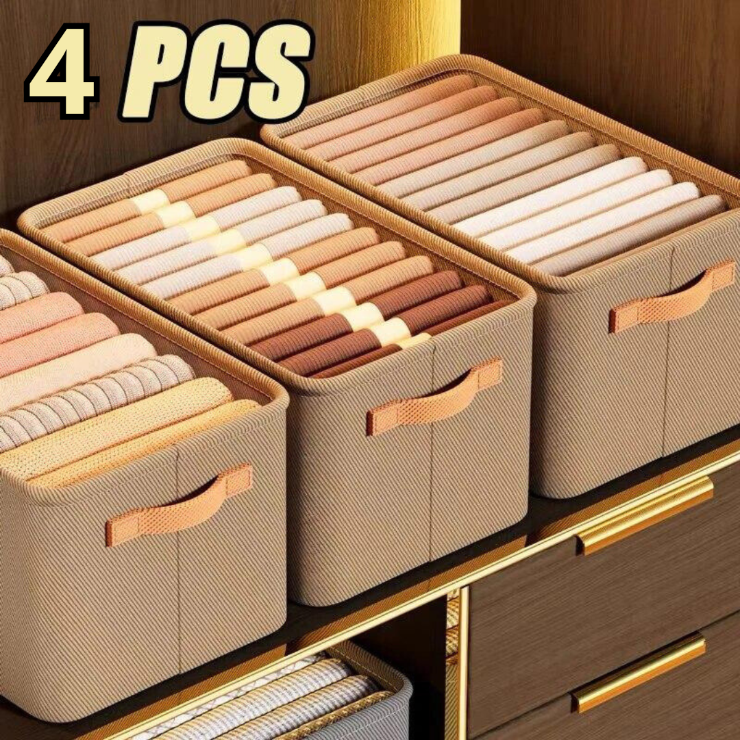 Organizador de Roupas Dobrável - COMPRE 1 LEVE 4 - PROMOÇÃO ACABA HOJE ⏰