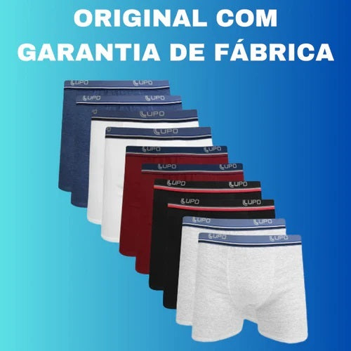 Kit 10 Cuecas Original LUPO - OFERTA ACABA HOJE