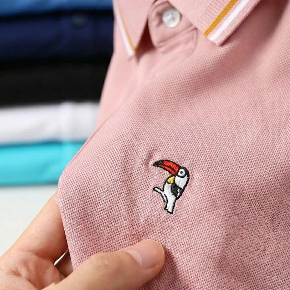 Polo Tucano Masculina Bordada – Seda Gelada | Leve 6 Pague 3 - OFERTA DE PRIMERA COMPRA