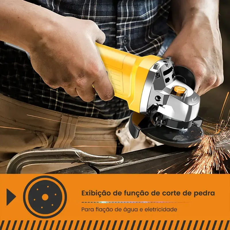 Promoção Primeira Compra: Esmerilhadeira Angular 650W