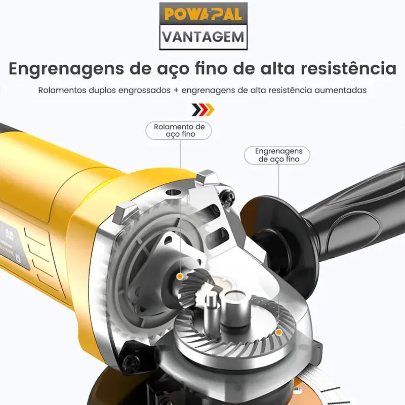 Promoção Primeira Compra: Esmerilhadeira Angular 650W