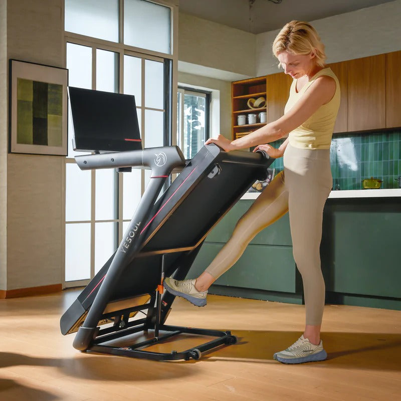 Esteira Yesoul T3S Plus com inclinação automática de 10% - OFERTA POR TEMPO LIMITADO!