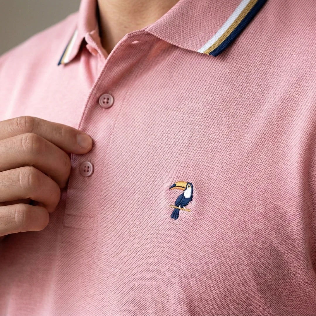 Polo Tucano Masculina Bordada – Seda Gelada | Leve 6 Pague 3 - OFERTA DE PRIMERA COMPRA