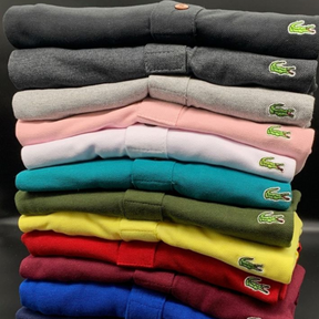 5 POLO + 5 BASICAS LCT (10 CAMISETAS) (100% Piquet POLO e 100% algodão BÁSICA - cores variadas)