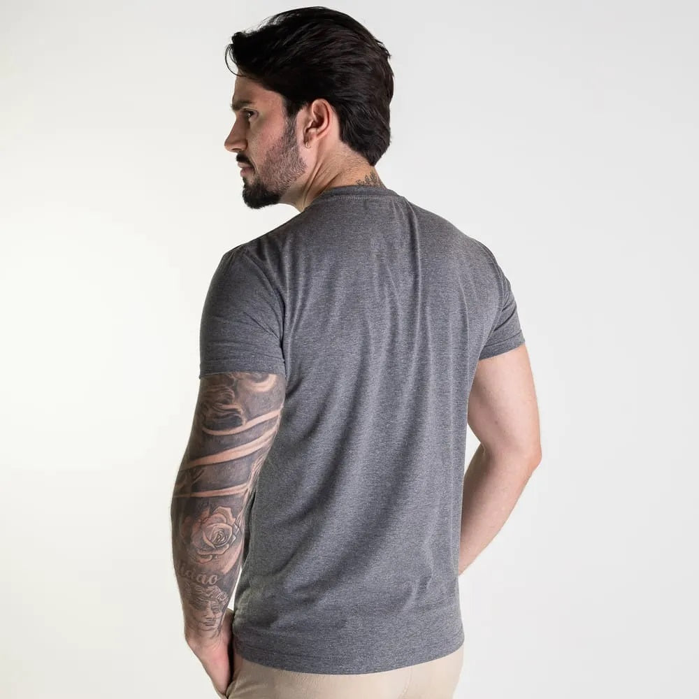 Kit 5 Camisetas Tommy + 3 Cuecas Boxer de Brinde