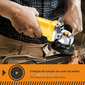 Promoção Primeira Compra: Esmerilhadeira Angular 650W