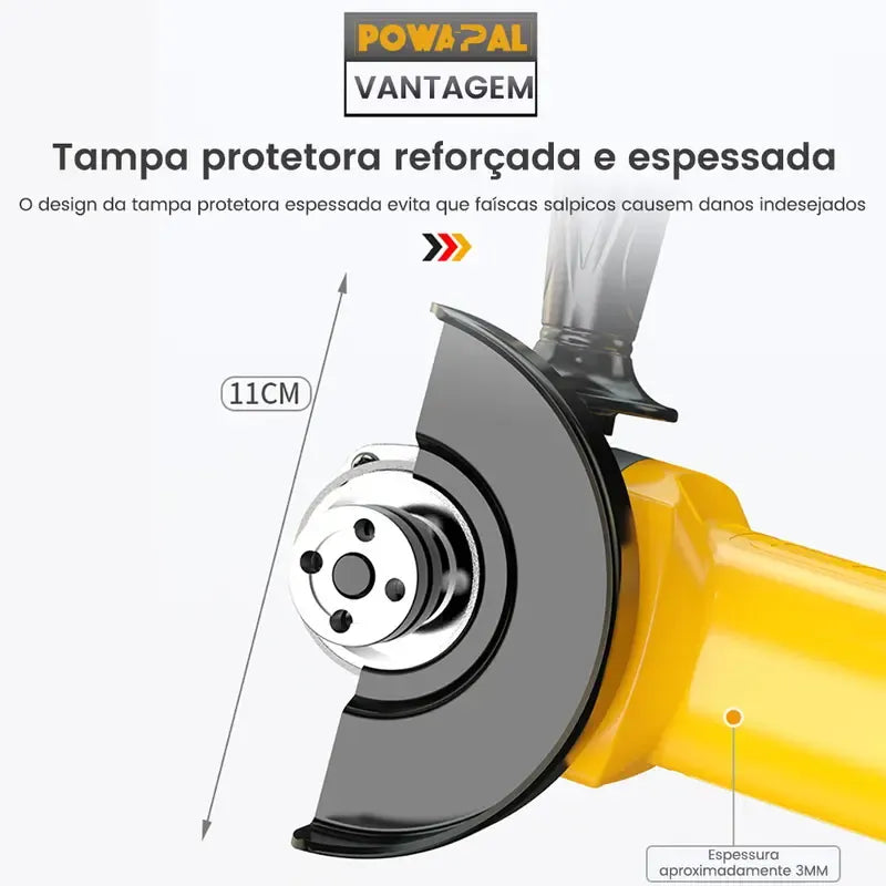 Promoção Primeira Compra: Esmerilhadeira Angular 650W